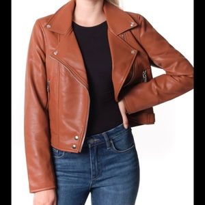 BLANKNYC Faux Leather Moto Jacket